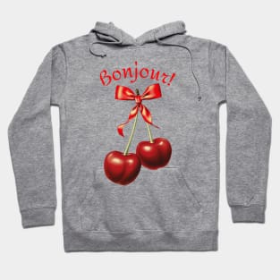 Bonjour! Coquette Aesthetic Hoodie